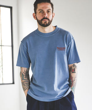 USED 17/1 EMERALD COTTON / EMBROIDERY S/S T-SHIRT