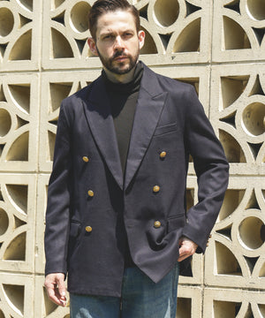 PREMIUM WOOL SAXONY / BOUBLE BREASTED BLAZER / M253121