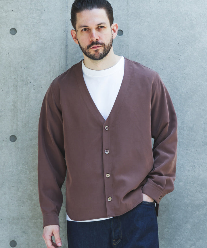 【予約商品】T/R POWDER CLOTH / CARDIGAN SHIRT /M263105
