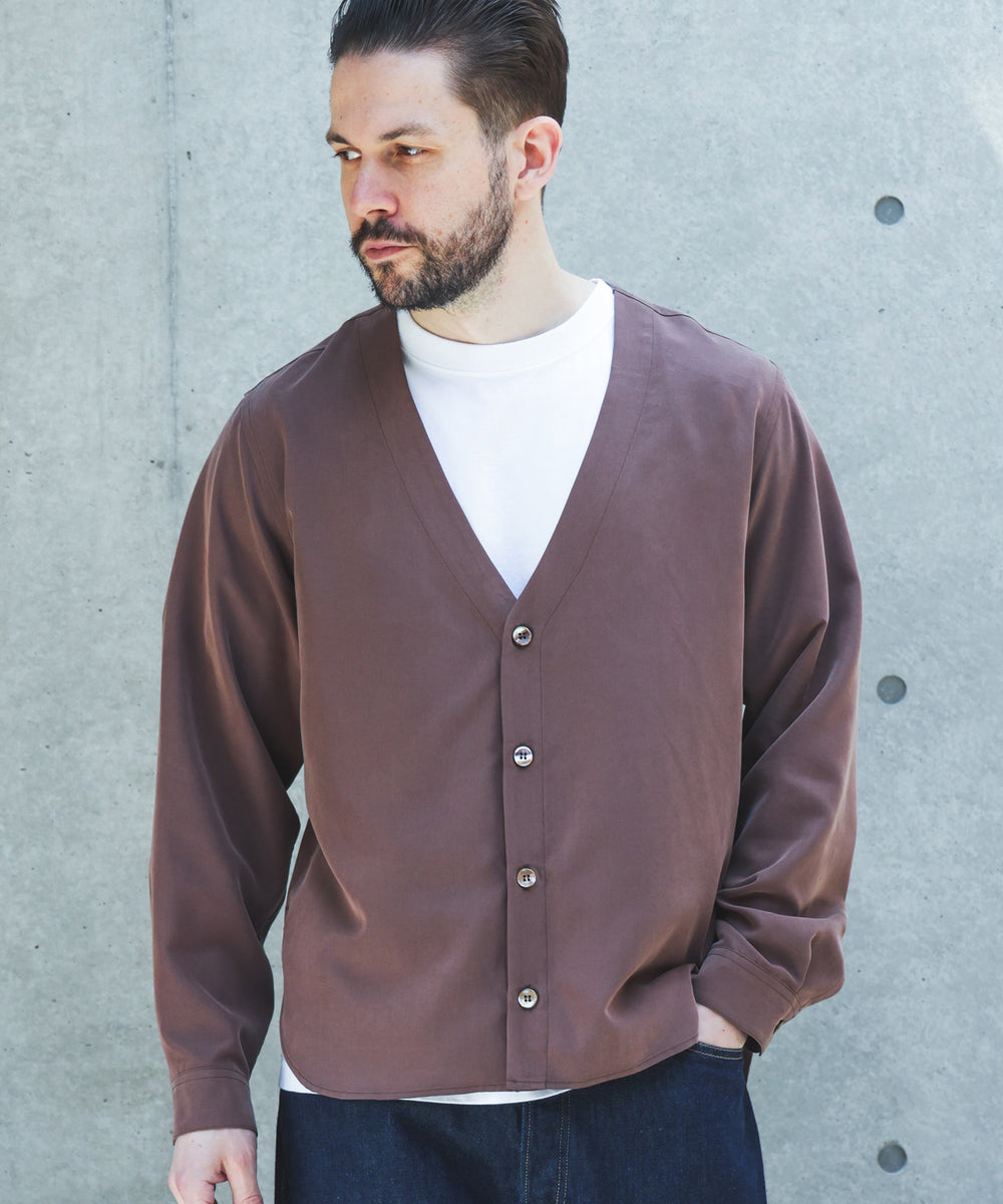 【予約商品】T/R POWDER CLOTH / CARDIGAN SHIRT /M263105