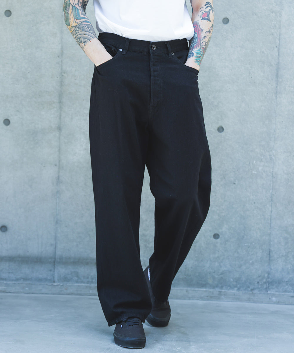 【予約商品】10oz NATURAL SLUB DENIM / WIDE STRIGHT PANTS /M263103