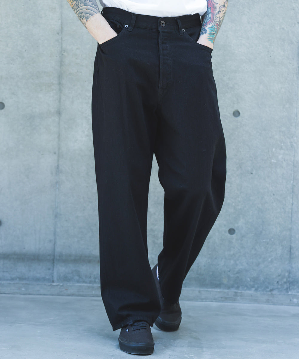 【予約商品】10oz NATURAL SLUB DENIM / WIDE STRIGHT PANTS /M263103