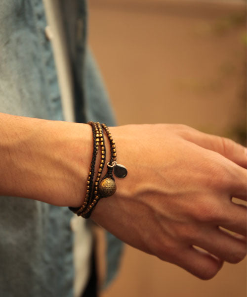 Stitched Seeds Beads Bracelet (Long) / 11AH-113