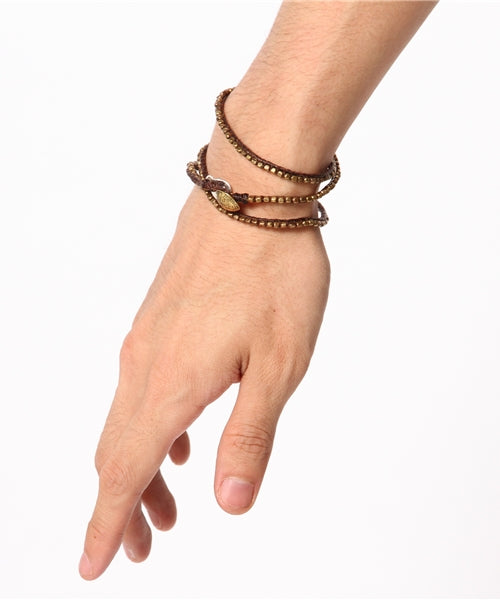 Stitched Seeds Beads Bracelet (Long) / 11AH-113
