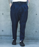 【予約商品】10oz NATURAL SLUB DENIM / BELTED WIDE TAPERD PANTS /M263104