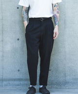 【予約商品】10oz NATURAL SLUB DENIM / BELTED WIDE TAPERD PANTS /M263104