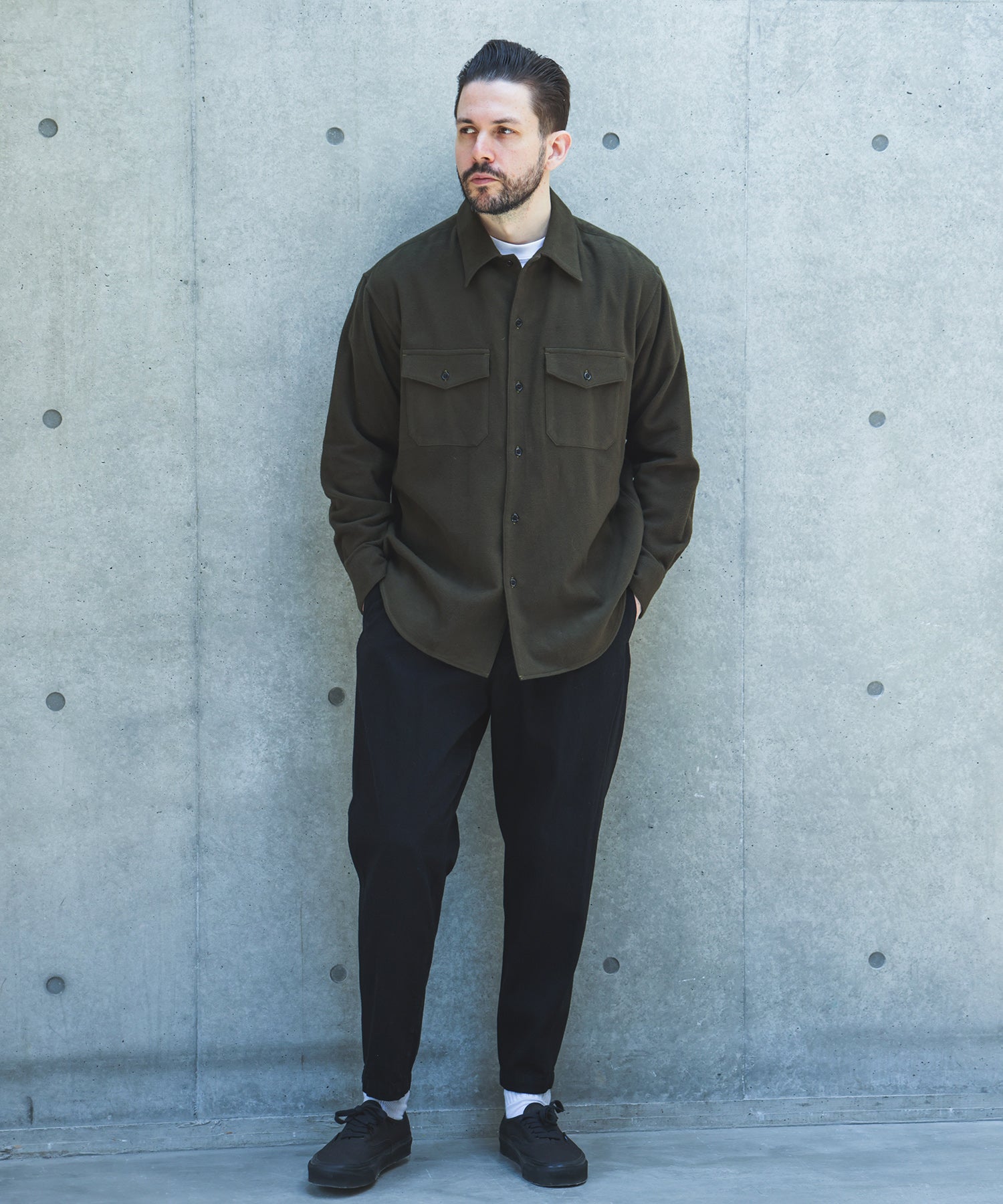 【予約商品】AIRY BRUSHED SATIN / CPO SHIRT /M263128