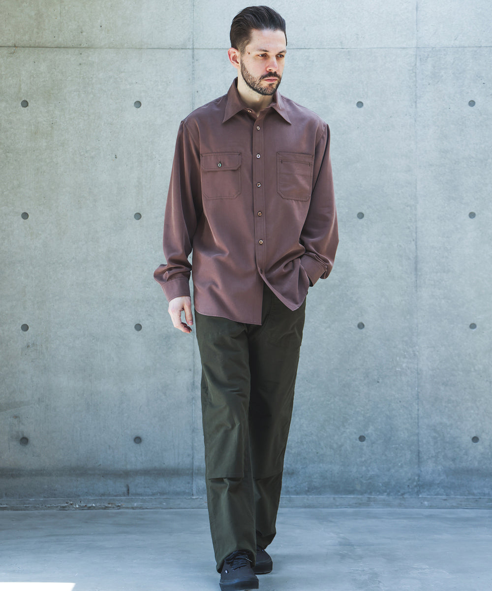 【予約商品】T/R POWDER CLOTH / SERVICEMAN SHIRT /M263106