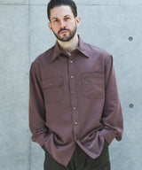 【予約商品】T/R POWDER CLOTH / SERVICEMAN SHIRT /M263106
