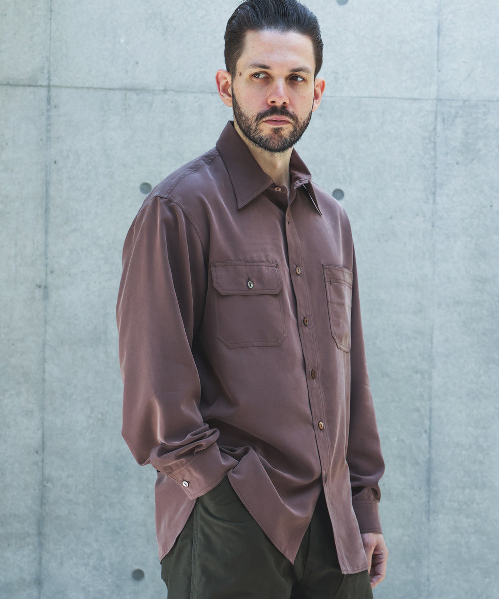 【予約商品】T/R POWDER CLOTH / SERVICEMAN SHIRT /M263106