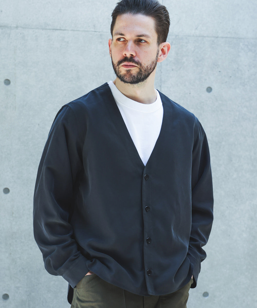 【予約商品】T/R POWDER CLOTH / CARDIGAN SHIRT /M263105