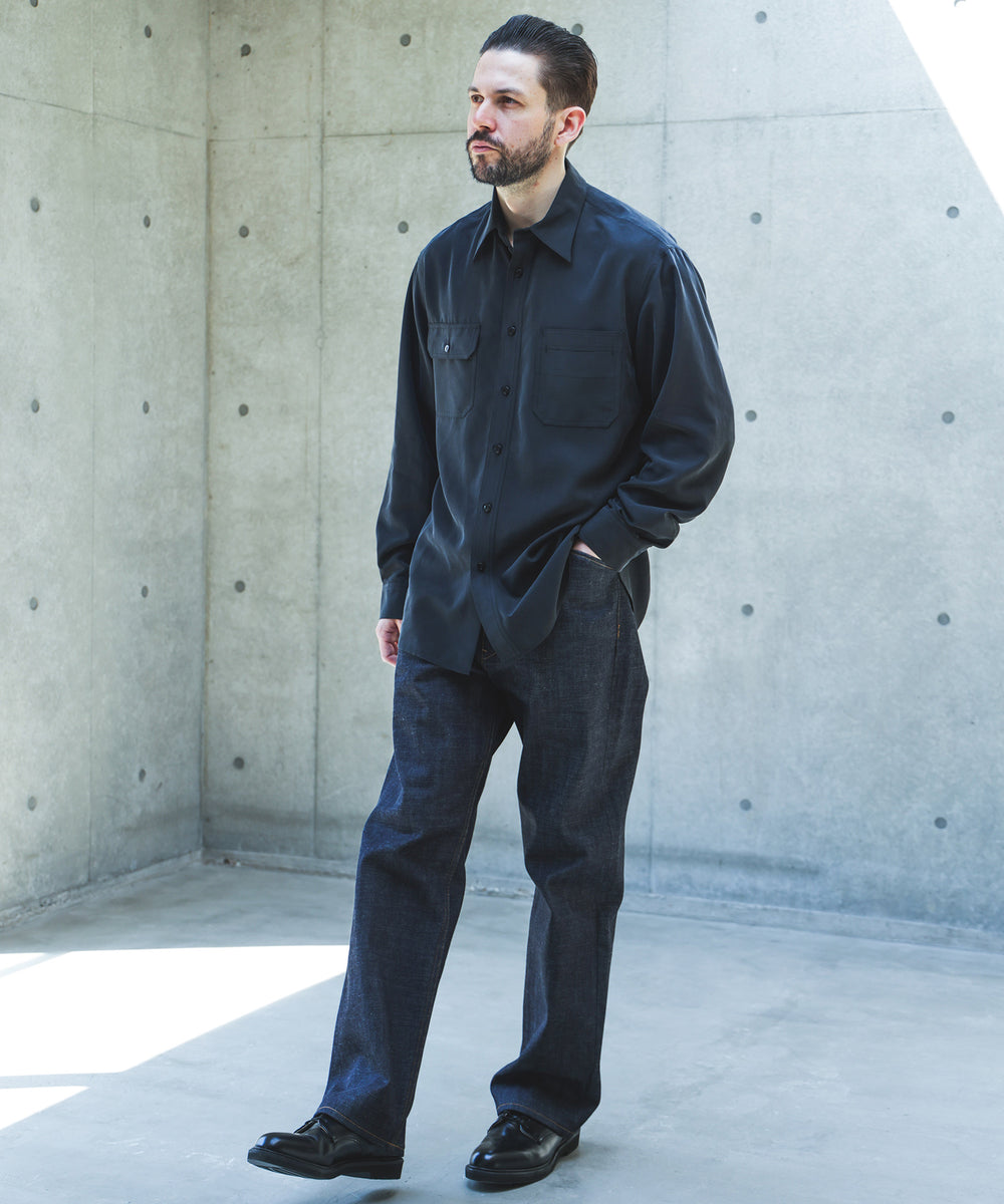 【予約商品】T/R POWDER CLOTH / SERVICEMAN SHIRT /M263106