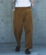 【予約商品】VINTAGE SULFUR CHINO / 2 TUCK WIDE EASY PANTS /M263114