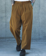 【予約商品】VINTAGE SULFUR CHINO / 2 TUCK WIDE EASY PANTS /M263114
