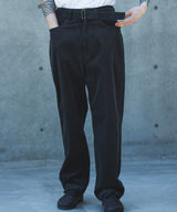 【予約商品】WIDE WALE CORDUROY / BELTED RELAX TAPERED PANTS /M263130