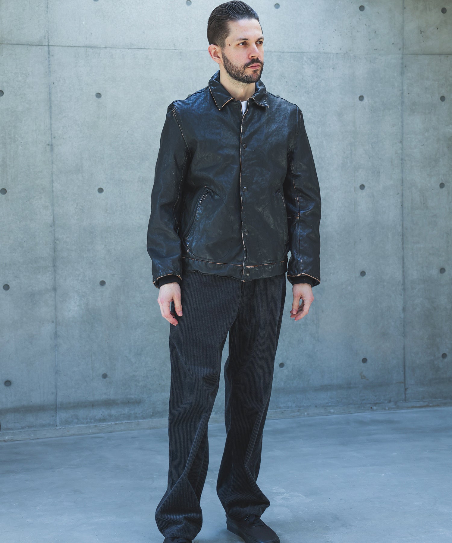 【予約商品】VINTAGE CRAFT SHEEP LEATHER / AGED AWARD JACKET /M263116