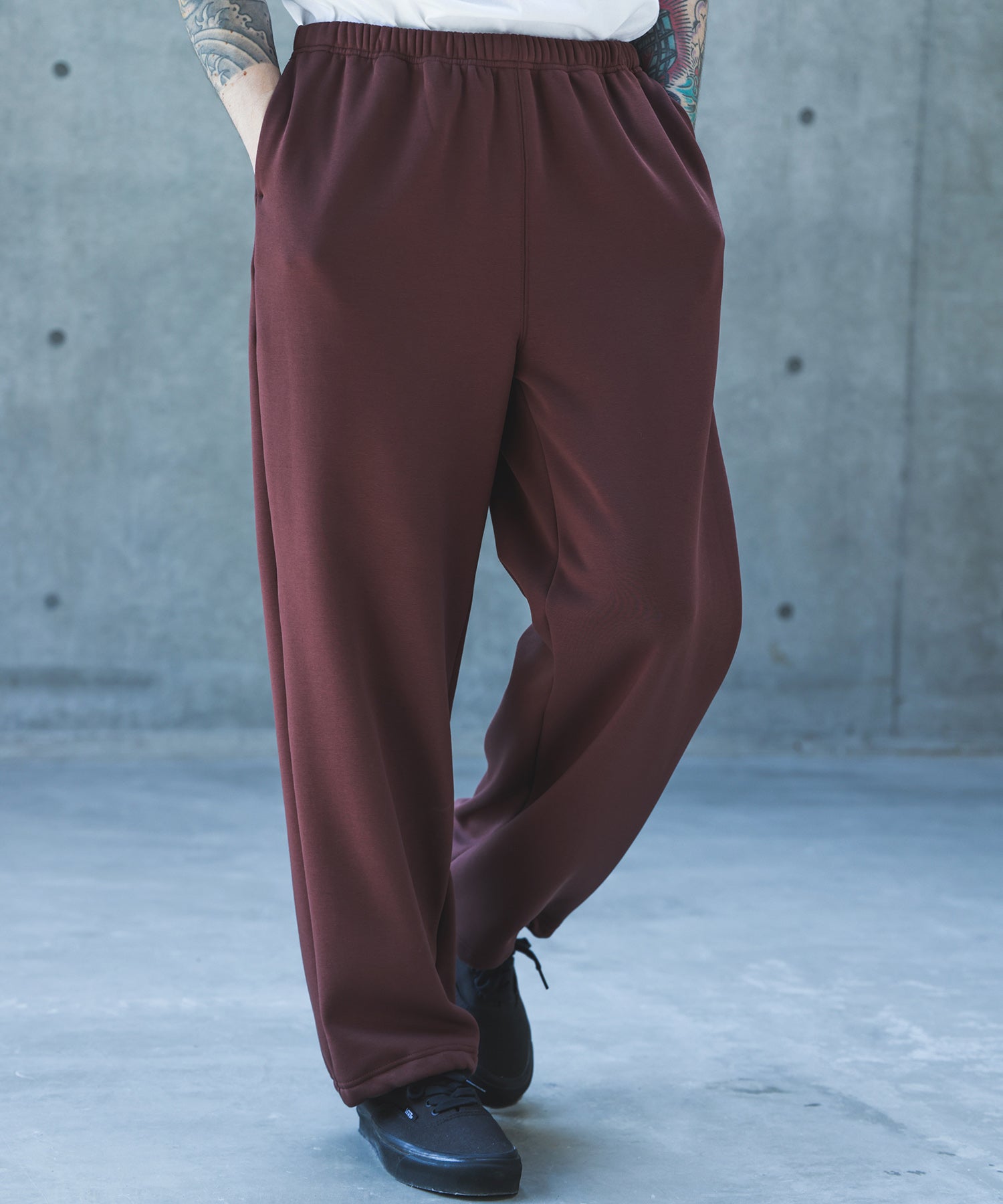 【予約商品】SUPER HEAT JERSEY / WIDE STRAIGHT EASY KNIT PANTS /M263137