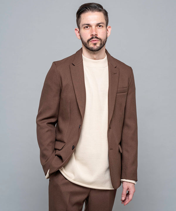 【一部予約商品】MR.OLIVE / RETRO POLYESTER TWILL / 2B SEMI PEAKED LAPEL JACKET