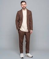 MR.OLIVE / RETRO POLYESTER TWILL / ONE PLEATS STA-PREST TAPERED PANTS
