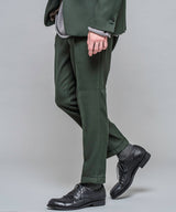 MR.OLIVE / RETRO POLYESTER TWILL / ONE PLEATS STA-PREST TAPERED PANTS