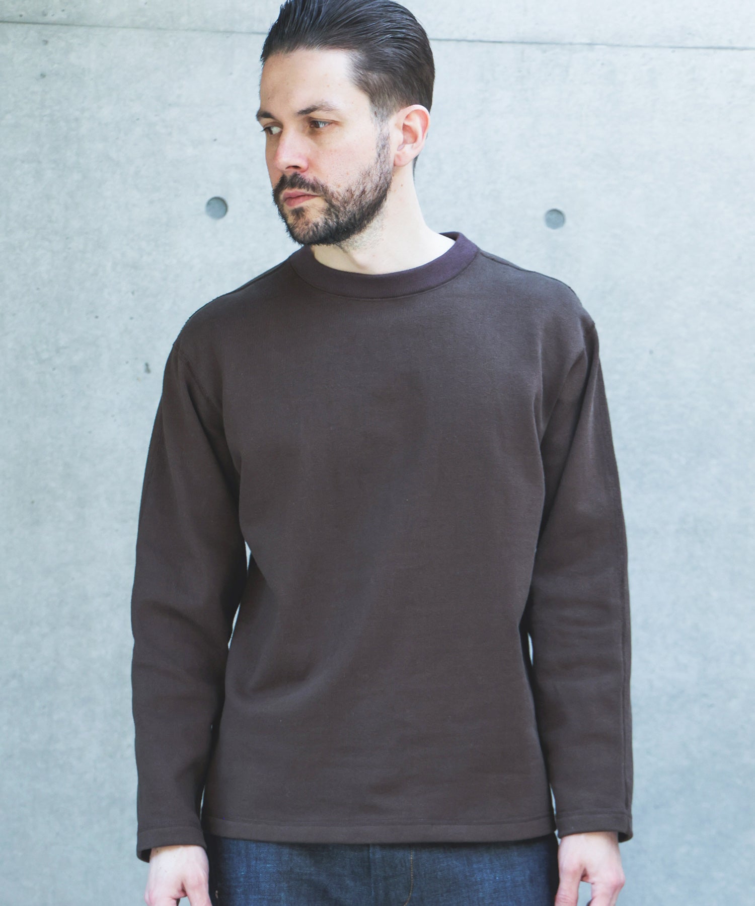 【予約商品】HEAVY-DUTY COTTON / FLAT SEAMER CREW NECK JERSEY /M263119