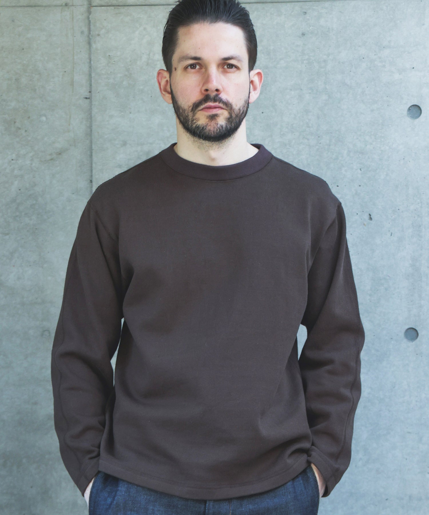 【予約商品】HEAVY-DUTY COTTON / FLAT SEAMER CREW NECK JERSEY /M263119
