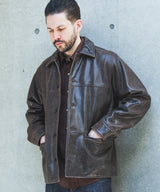 【予約商品】VINTAGE CRACK GOAT LEATHER / PATINA CAR COAT /M263115