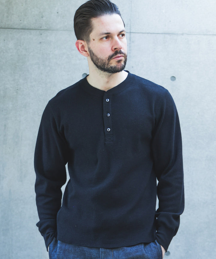 【予約商品】JAPAN HERITAGE HONEYCOMB / HENLEY NECK JERSEY /M263122