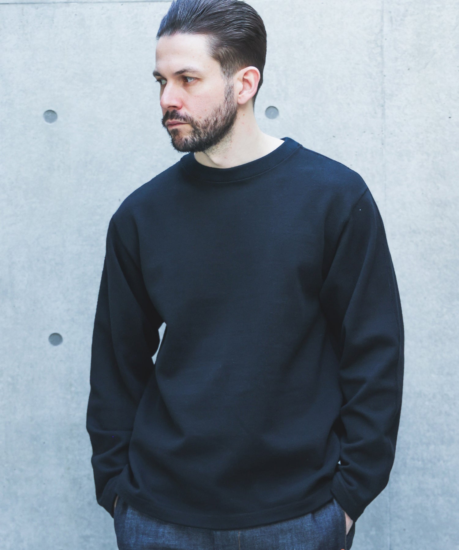 【予約商品】HEAVY-DUTY COTTON / FLAT SEAMER CREW NECK JERSEY /M263119