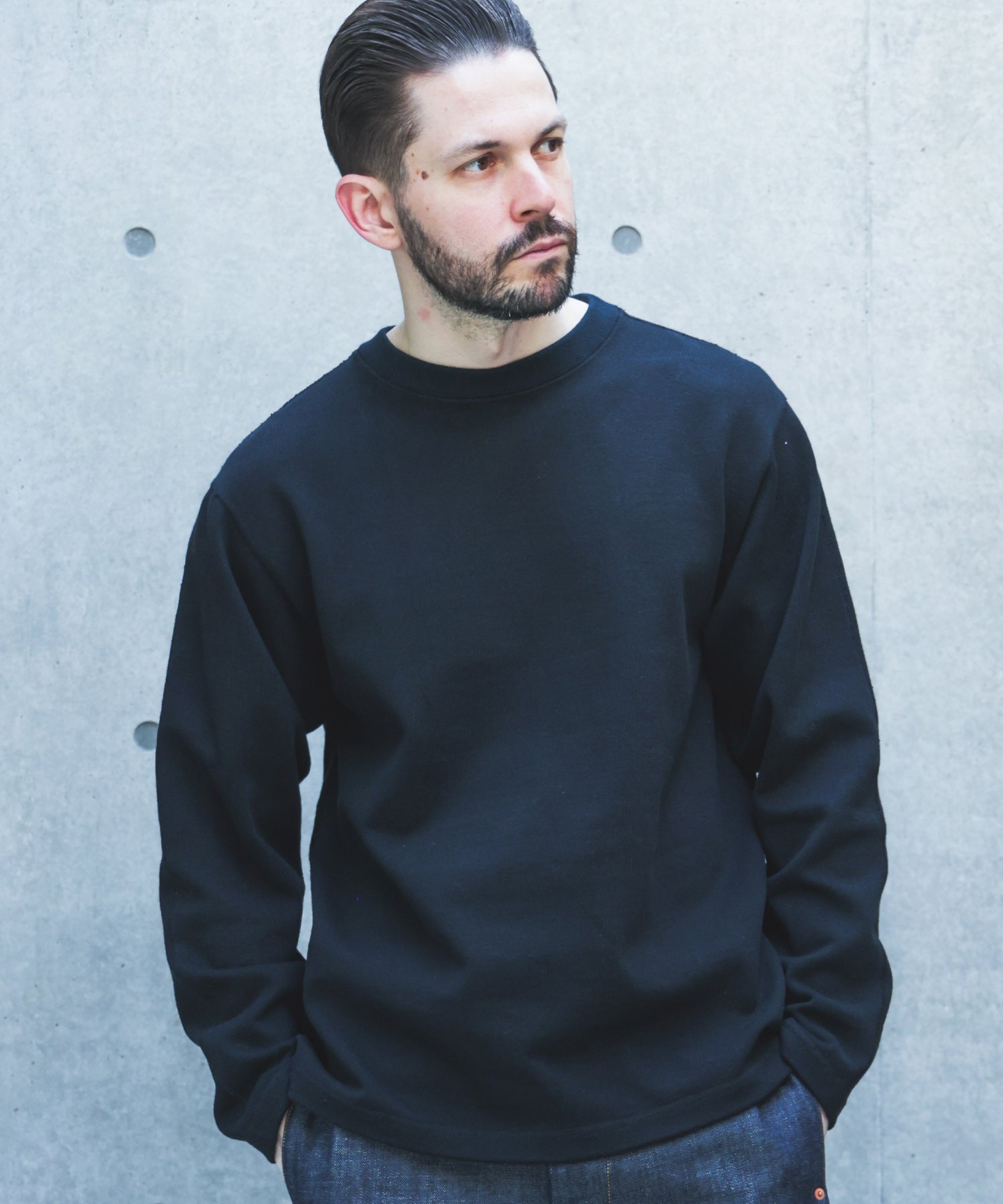 【予約商品】HEAVY-DUTY COTTON / FLAT SEAMER CREW NECK JERSEY /M263119