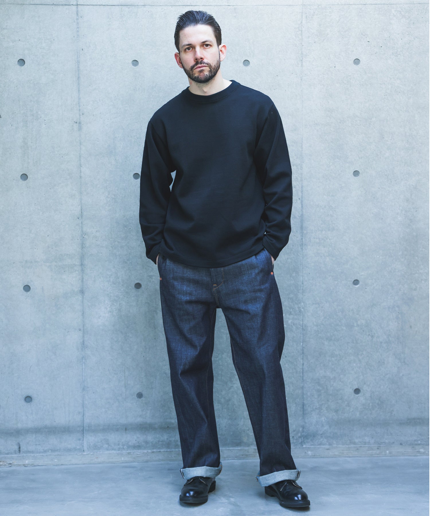 【予約商品】HEAVY-DUTY COTTON / FLAT SEAMER CREW NECK JERSEY /M263119