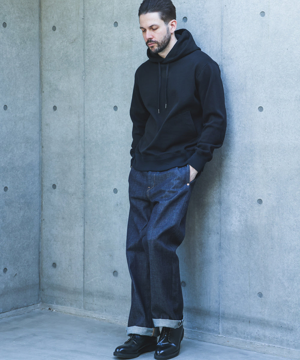 【予約商品】HEAVY-DUTY COTTON / FLAT SEAMER PULLOVER HOODIE /M263121