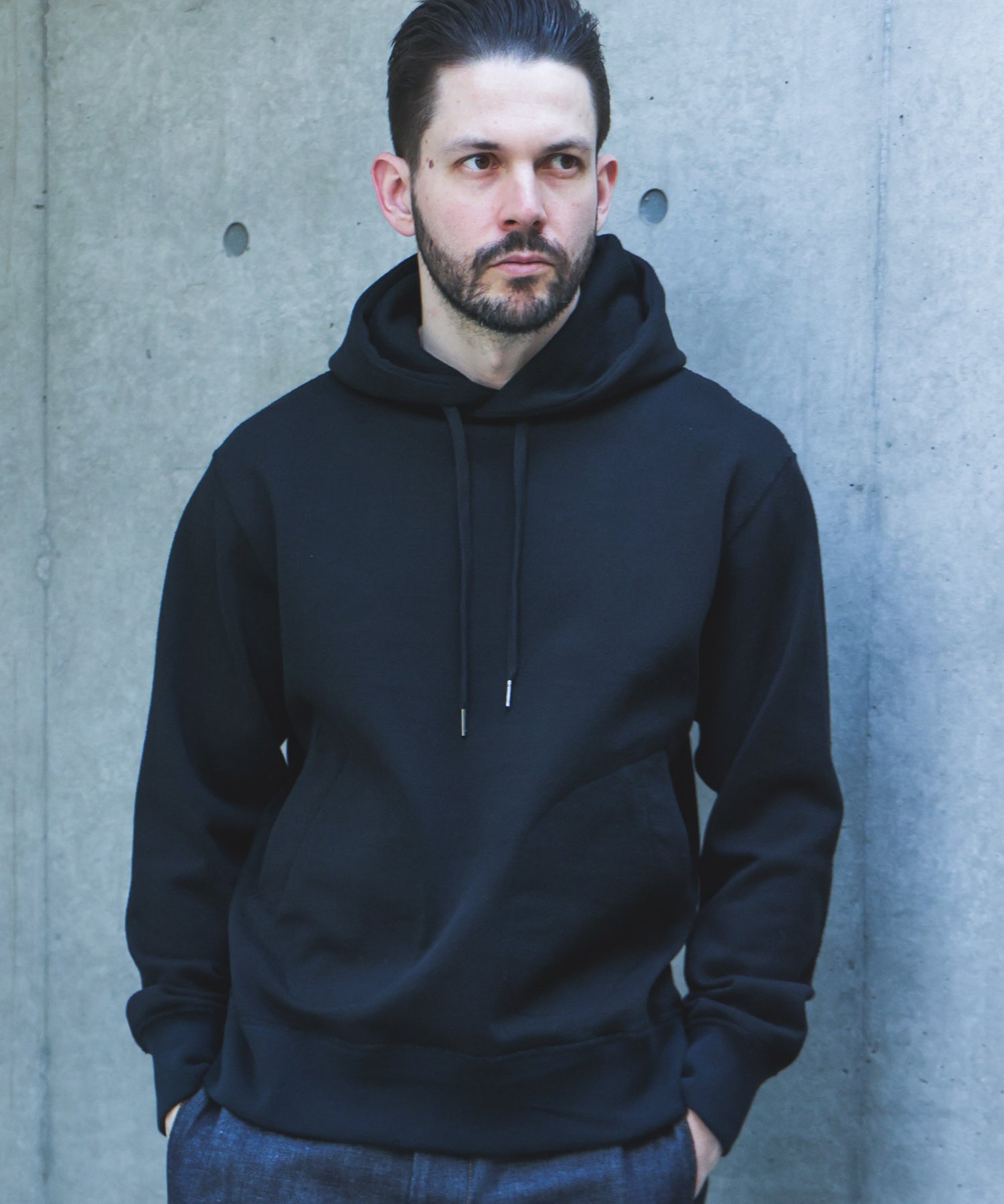 【予約商品】HEAVY-DUTY COTTON / FLAT SEAMER PULLOVER HOODIE /M263121