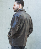 【予約商品】VINTAGE CRACK GOAT LEATHER / PATINA CAR COAT /M263115