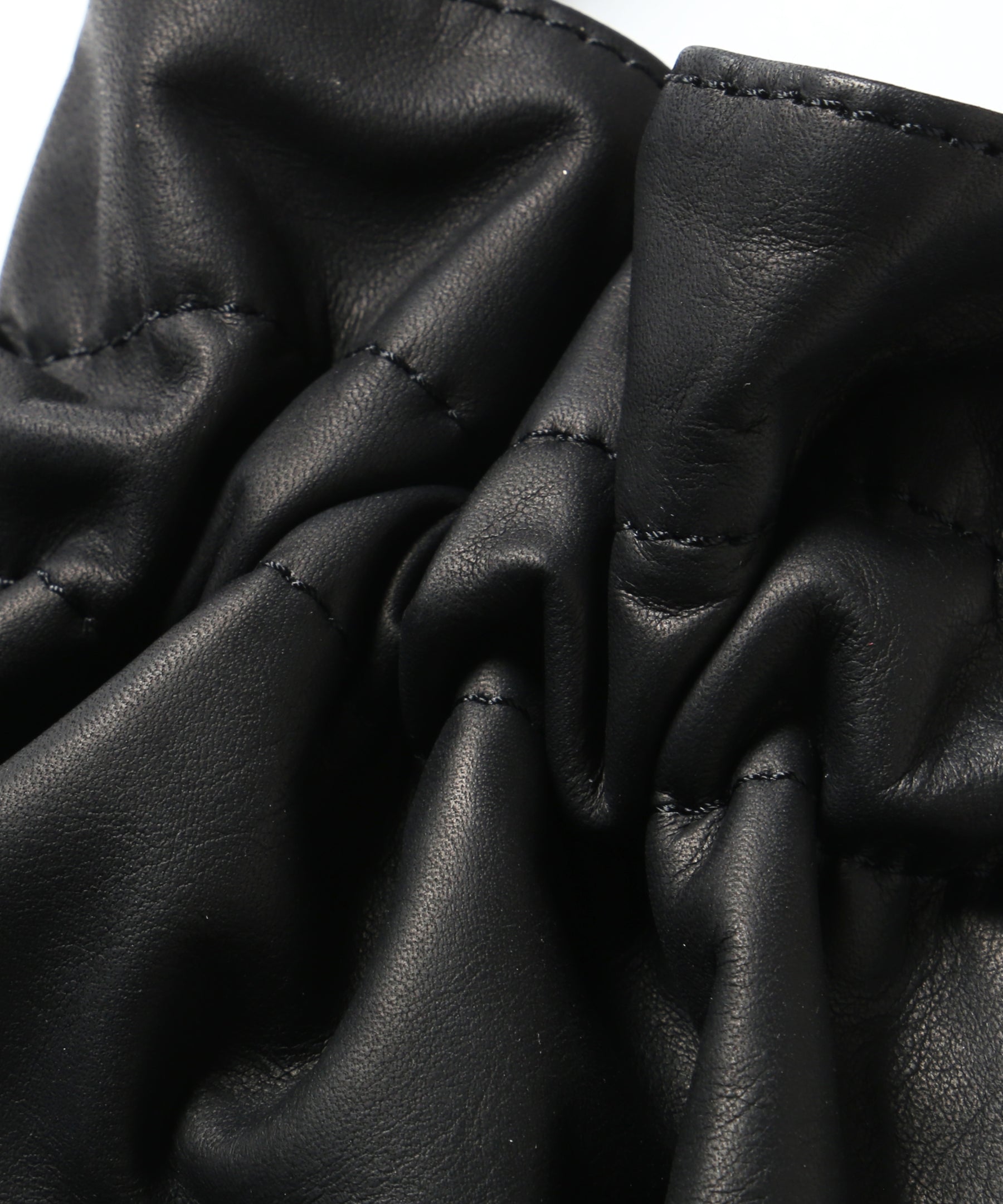 IMPERMA-LEATHER / WATER PROOF LIGHT LEATHER / DRAWSTRING BAG / ME698
