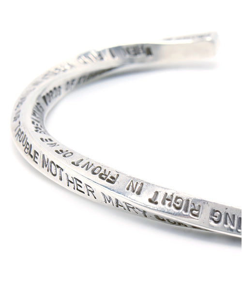 Stamped & Twisted Bangle