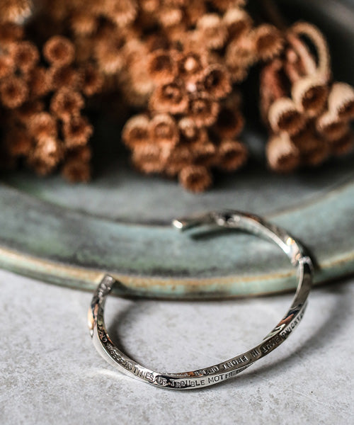 Stamped & Twisted Bangle