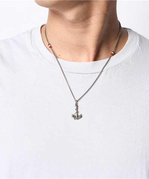 Anchor & Tricolor Necklace