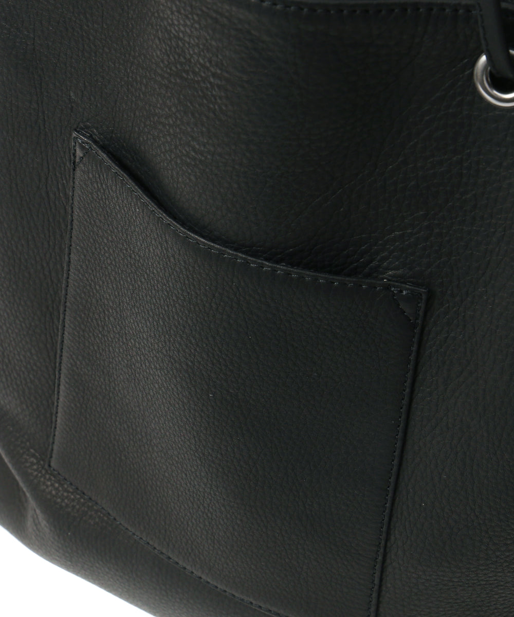 IMPERMA-LEATHER / 2WAY CYLINDER BAG / ME645