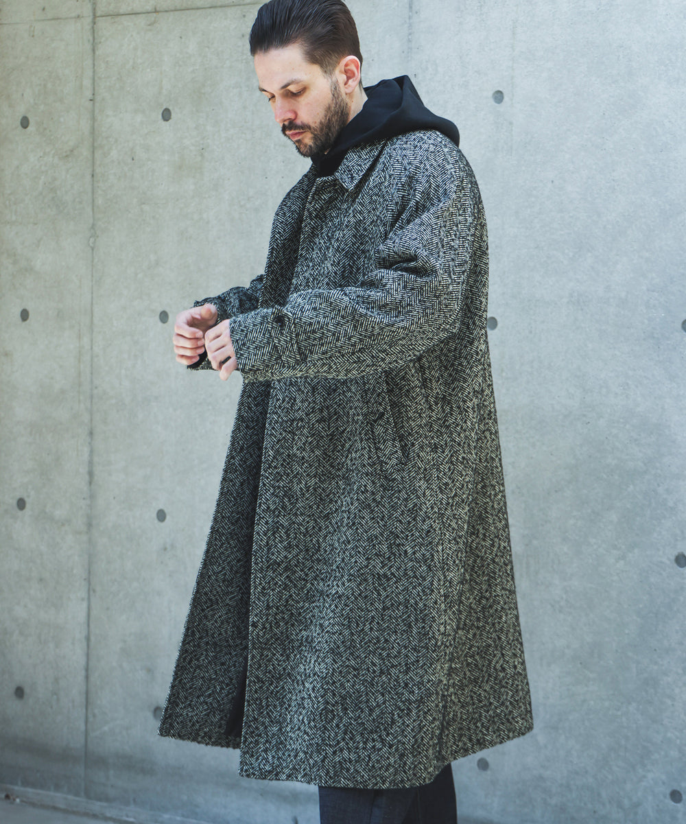 【予約商品】TECH TWEED HERRINGBONE / BALMACAAN COAT /M263127