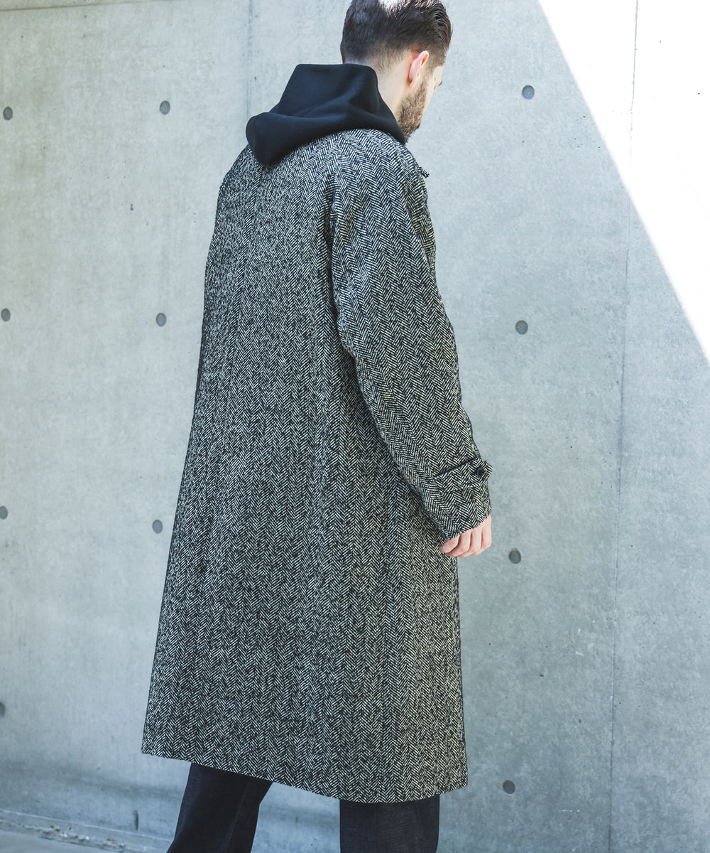 【予約商品】TECH TWEED HERRINGBONE / BALMACAAN COAT /M263127