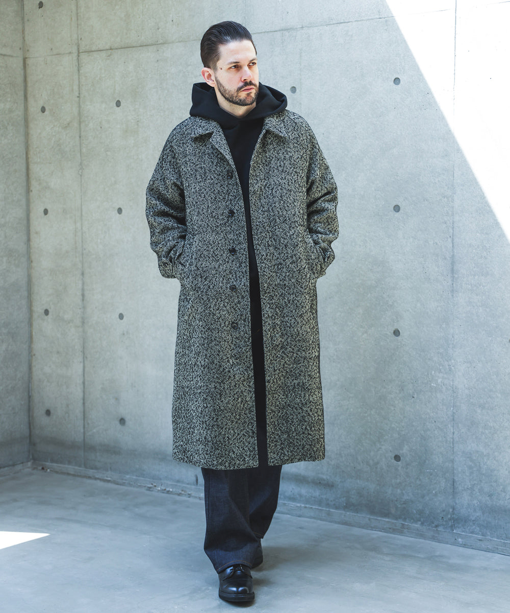 【予約商品】TECH TWEED HERRINGBONE / BALMACAAN COAT /M263127