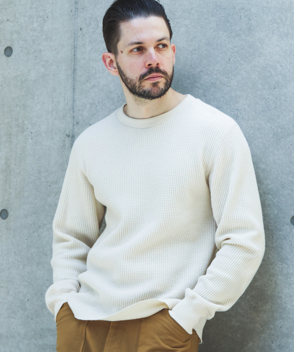 【予約商品】RUGGED DOUBLE YARN WAFFLE / OUTRIDER CREW JERSEY /M263112