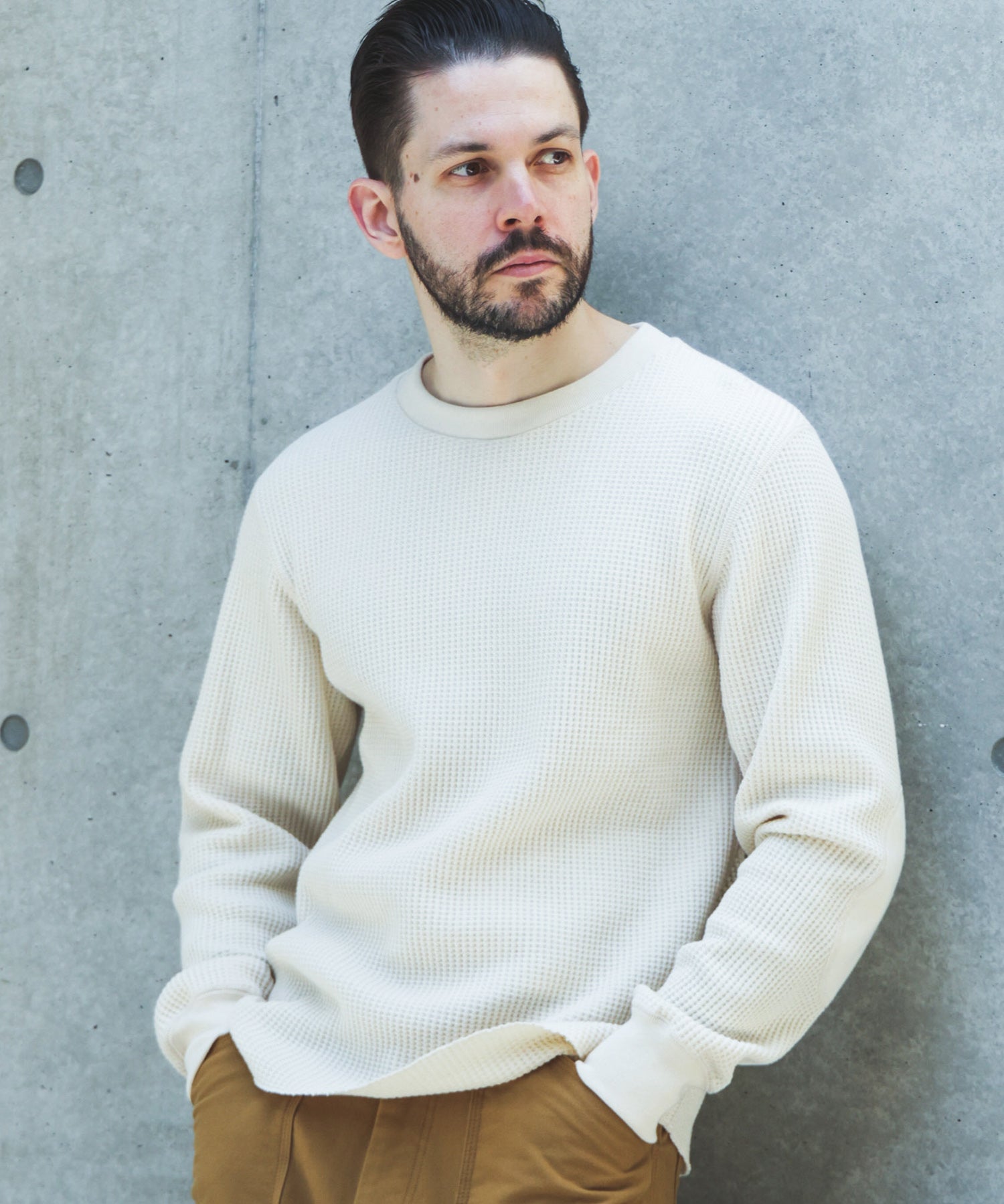 【予約商品】RUGGED DOUBLE YARN WAFFLE / OUTRIDER CREW JERSEY /M263112