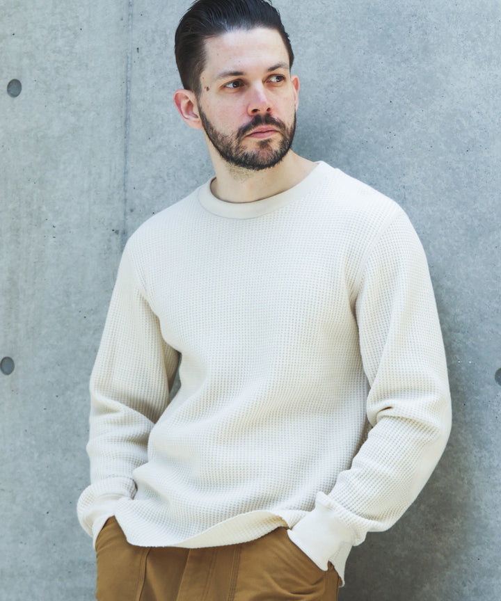 【予約商品】RUGGED DOUBLE YARN WAFFLE / OUTRIDER CREW JERSEY /M263112
