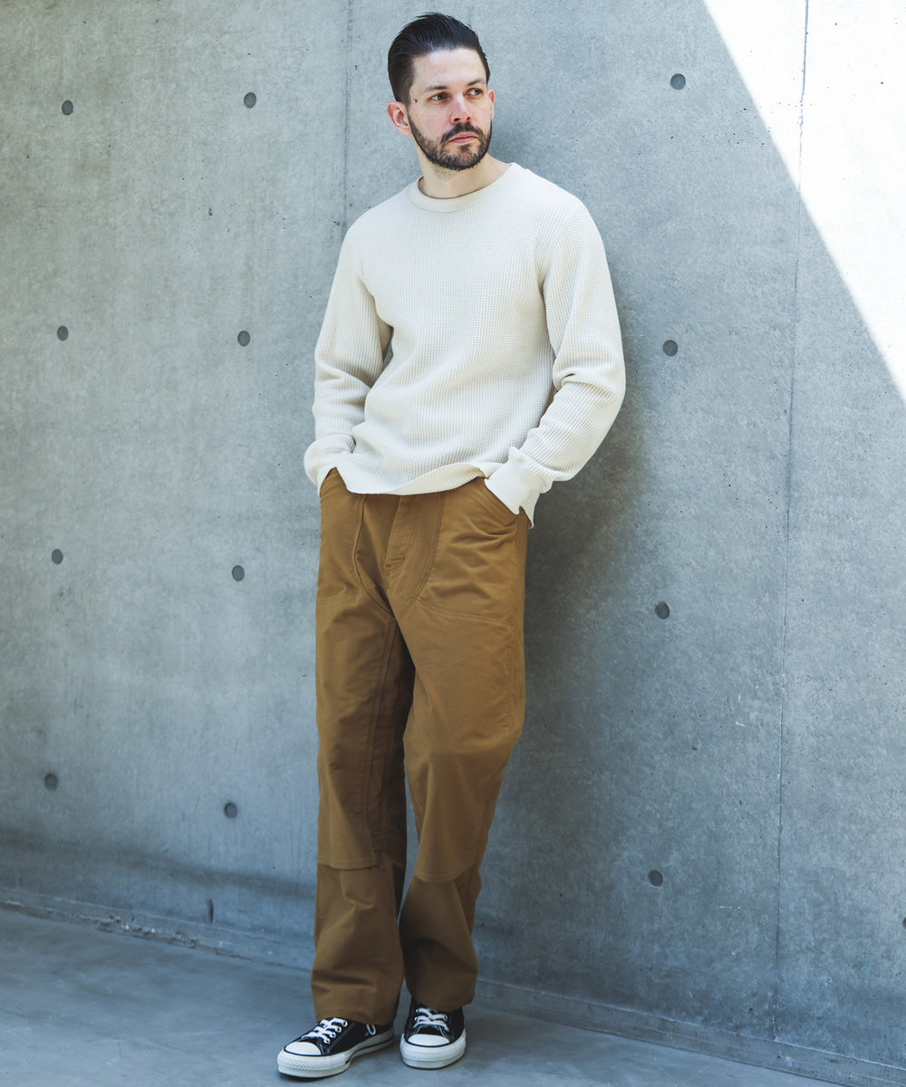 【予約商品】RUGGED DOUBLE YARN WAFFLE / OUTRIDER CREW JERSEY /M263112
