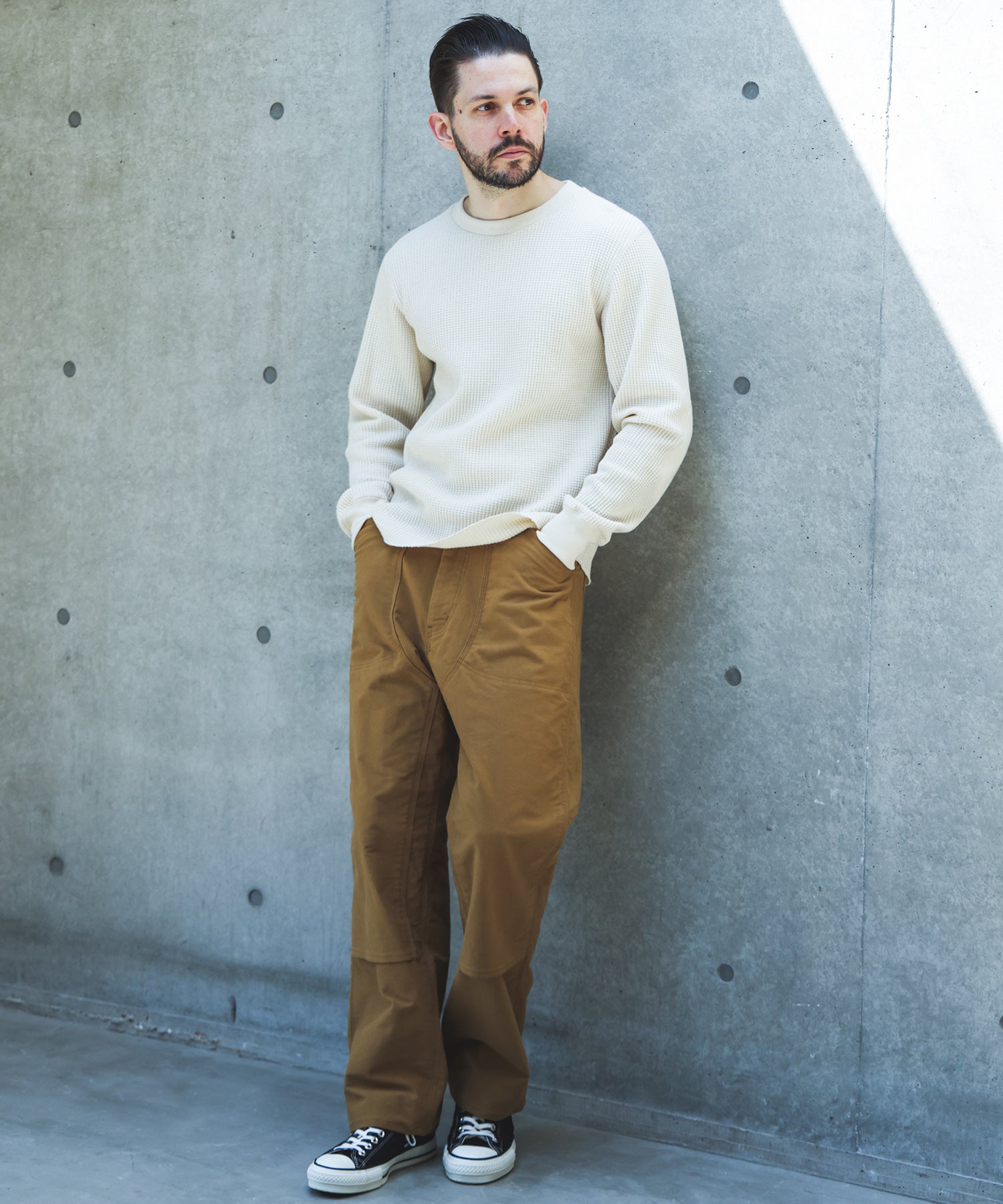 【予約商品】RUGGED DOUBLE YARN WAFFLE / OUTRIDER CREW JERSEY /M263112