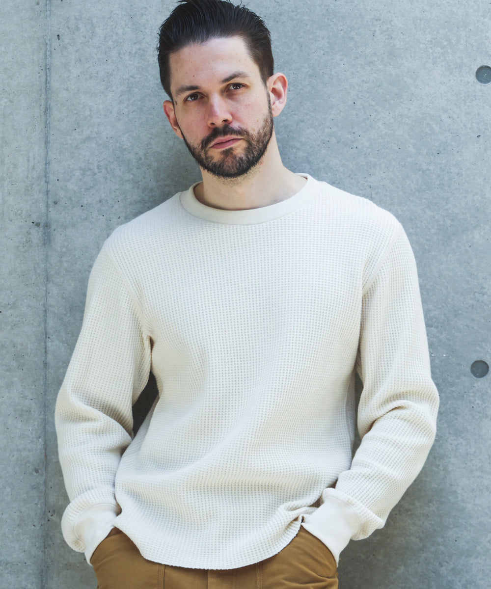 【予約商品】RUGGED DOUBLE YARN WAFFLE / OUTRIDER CREW JERSEY /M263112