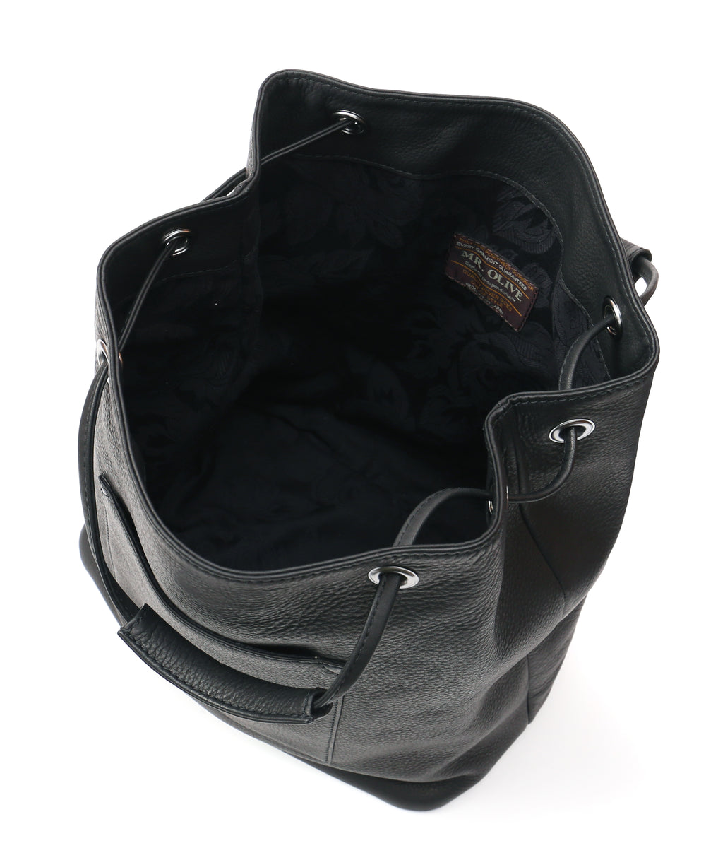 IMPERMA-LEATHER / 2WAY CYLINDER BAG / ME645