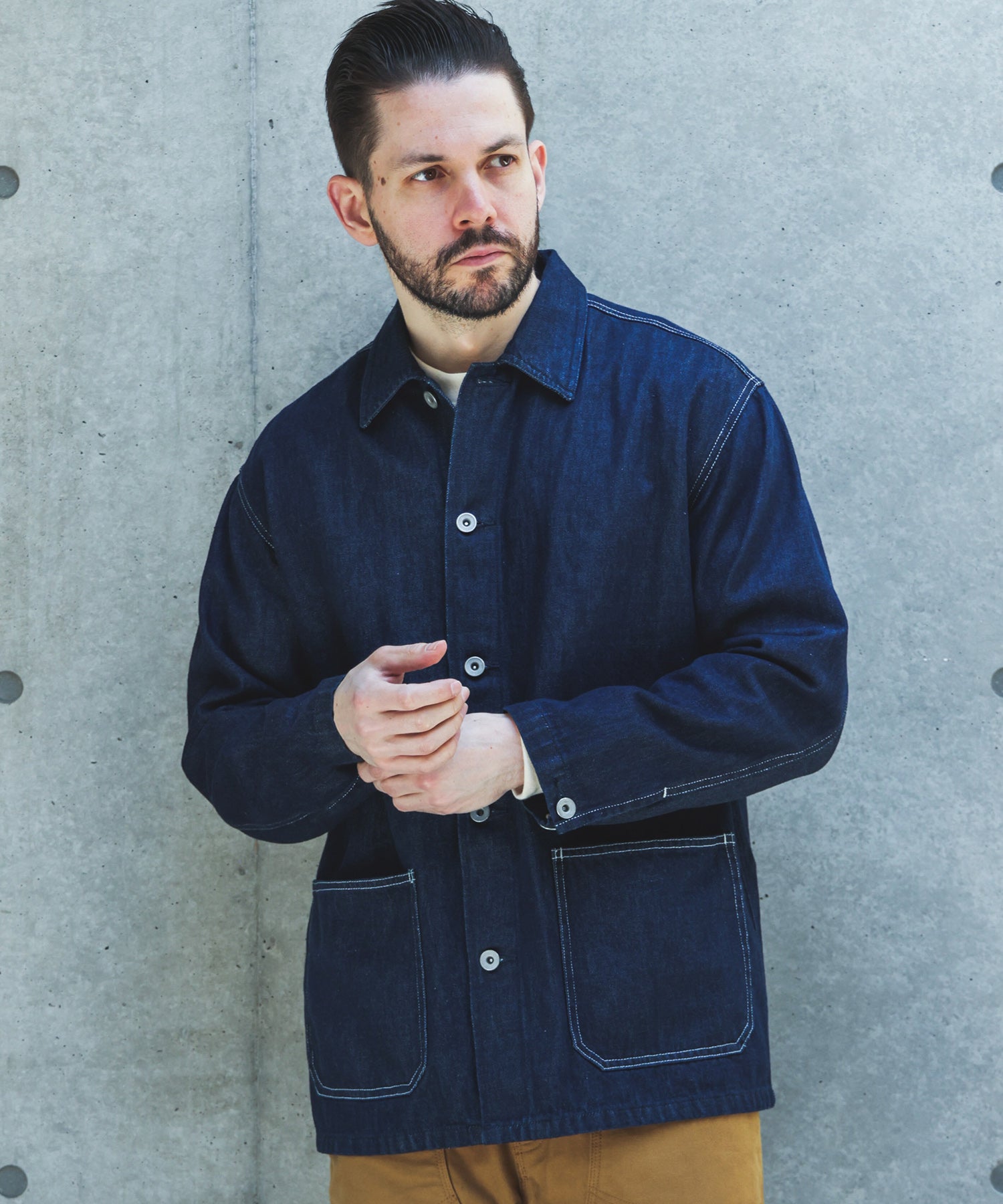 【予約商品】10oz NATURAL SLUB DENIM / MODIFIED N-3 TYPE JACKET /M263102